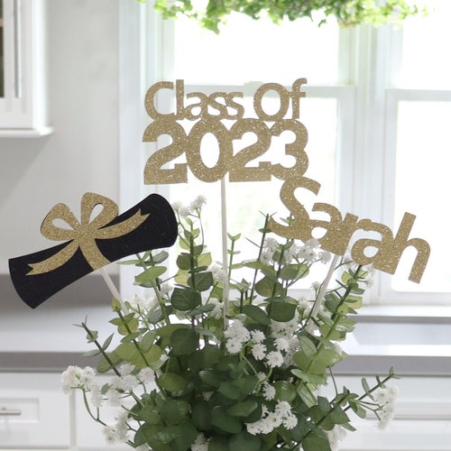 Graduation Party Centerpiece Graduation Party Decorations Etsy