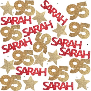 95th Birthday Decorations, 95th Birthday Confetti, 95th Birthday Party Decorations, 95th Birthday Decor
