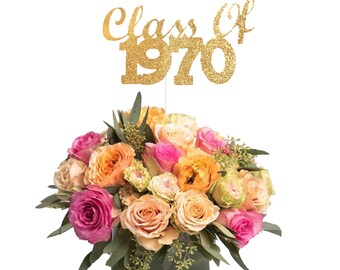 50th Class Reunion Decorations 1970 Confetti Class Of 1970 Etsy