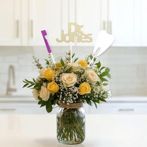 Dental School Class of 2026 Graduation Centerpiece Sticks, DDS Graduation Decoration Centerpiece for Tables
