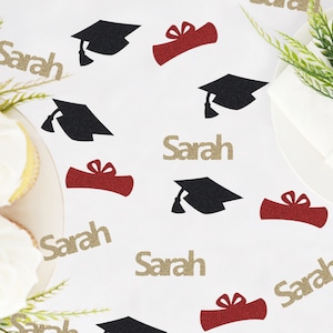 Personalized 2025 Graduation Name Confetti, Class of 2025 Graduation Table Confetti, 2025 Graduation Decorations for Son or Daughter
