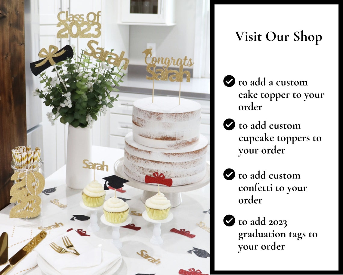 Graduation Centerpieces 2023 Graduation Decorations Grad Etsy