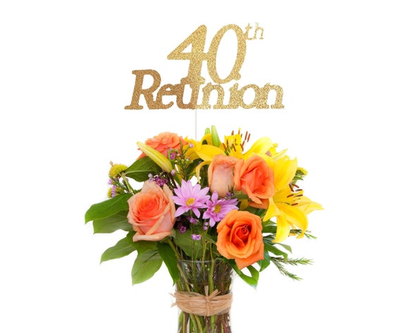 40th Class Reunion Decorations 40 Year Reunion Class Of 1980 Etsy