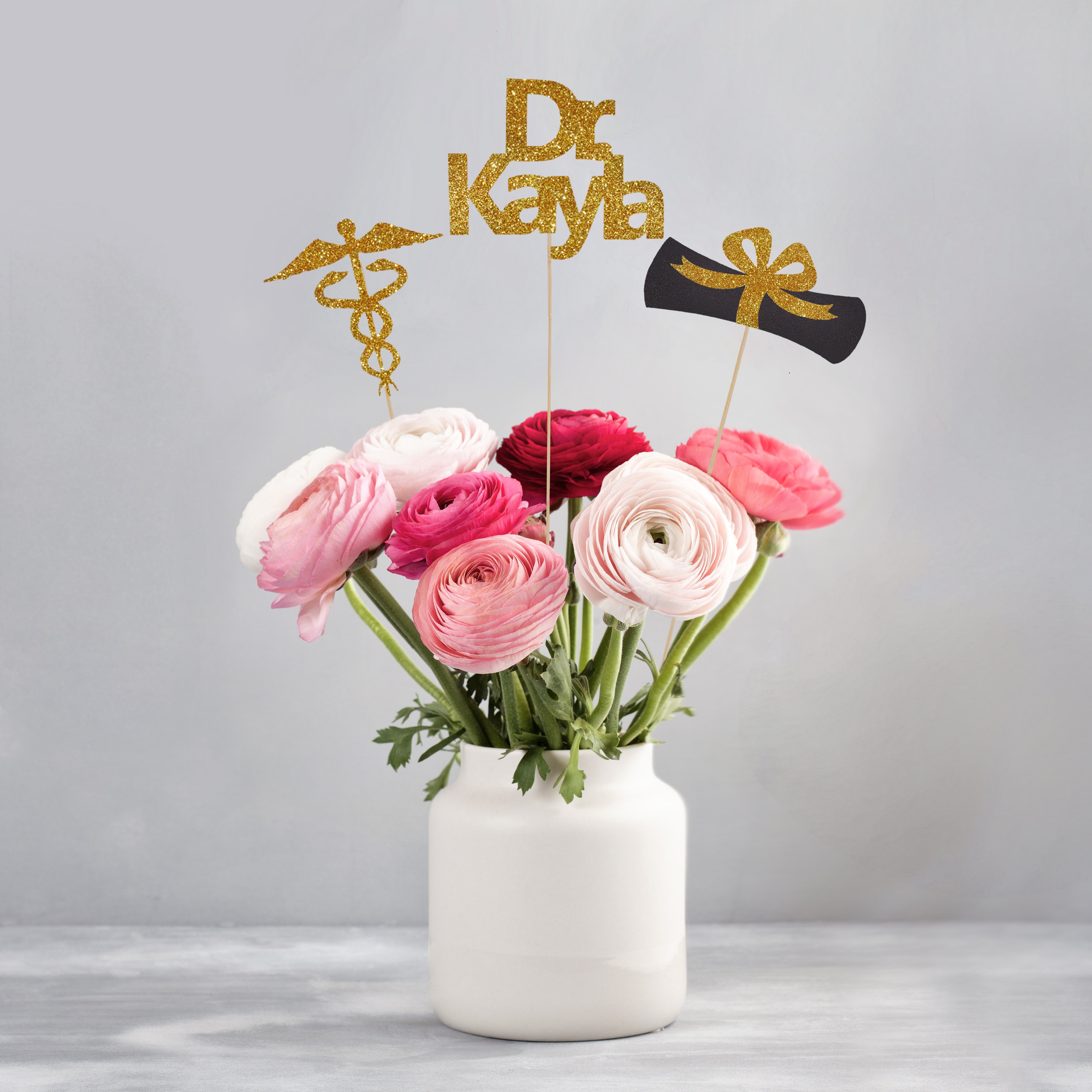 Medical School Graduation Party Doctor Centerpiece Med Etsy