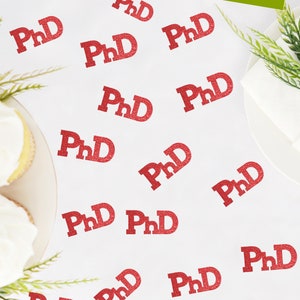 PhD Degree Graduation Party Confetti, PhD Graduation Decorations 2025, Congratulations PhD Table Scatter for PhD Celebration