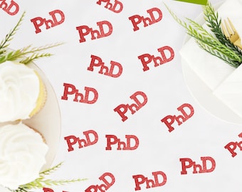PhD Degree Graduation Party Confetti, PhD Graduation Decorations 2025, Congratulations PhD Table Scatter for PhD Celebration