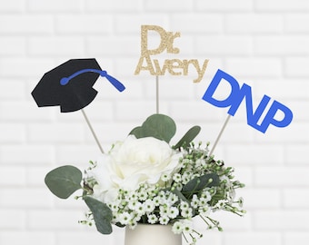 2024 DNP Graduation Table Centerpiece Set, DNP Graduation Decorations, Personalized 2024 DNP Party Supplies for Nursing Graduate