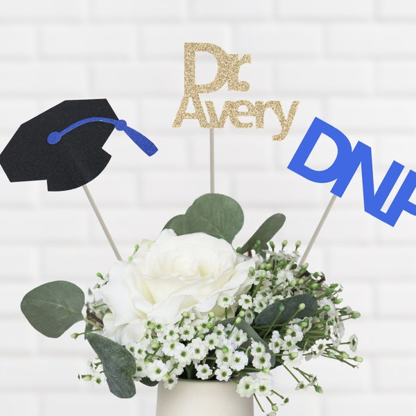 2024 DNP Graduation Table Centerpiece Set, DNP Graduation Decorations, Personalized 2024 DNP Party Supplies for Nursing Graduate