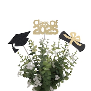 2025 Graduation Decoration, Class of 2025 Graduation Table Centerpieces, Graduation Party Decorations, 2025 Grad Decorations