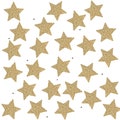 2" Glitter Star Confetti for Graduation Decorations 2026, 25 Pieces Per Pack