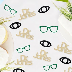 Eye Doctor Graduation Party Decorations, Ophthalmologist Graduation Confetti, Personalized Optometry Graduation Party Decor