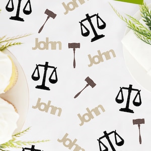 Law School Graduation Party Decorations, Law School Party Confetti, Scales of Justice Graduation Party Decor