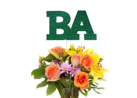 College Graduation Party Decor Ba Centerpiece Stick Bachelor Etsy