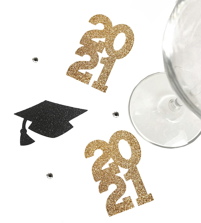 Decoraciones de graduación 2021 2021 Confeti de graduación | Etsy