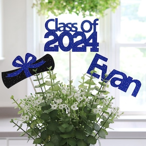 Graduation Centerpieces 2024, Grad Party Decor, Graduation Centerpiece Sticks, Grad Party 2024 Supplies, Grad Party Decorations