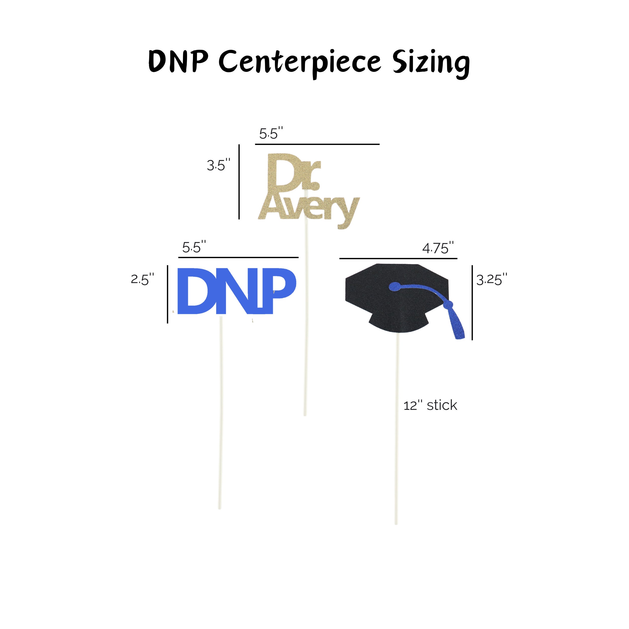2026 DNP Graduation Table Centerpiece Set, DNP Graduation Decorations ...