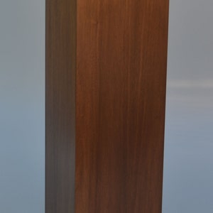 Furniture Art Display Pedestal, Black Walnut, Four Finish Options