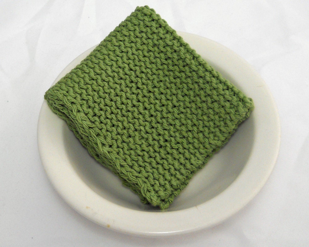 Hanging Kitchen Towel in Sage Green and OffWhite 100 Etsy