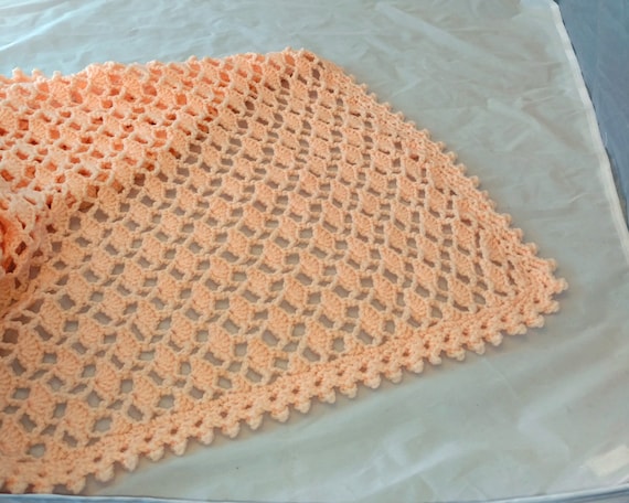 hand crochet baby blanket