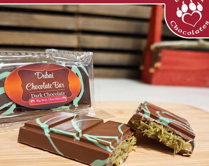 Dubai Chocolate Bar ( Milk Or Dark Chocolate )