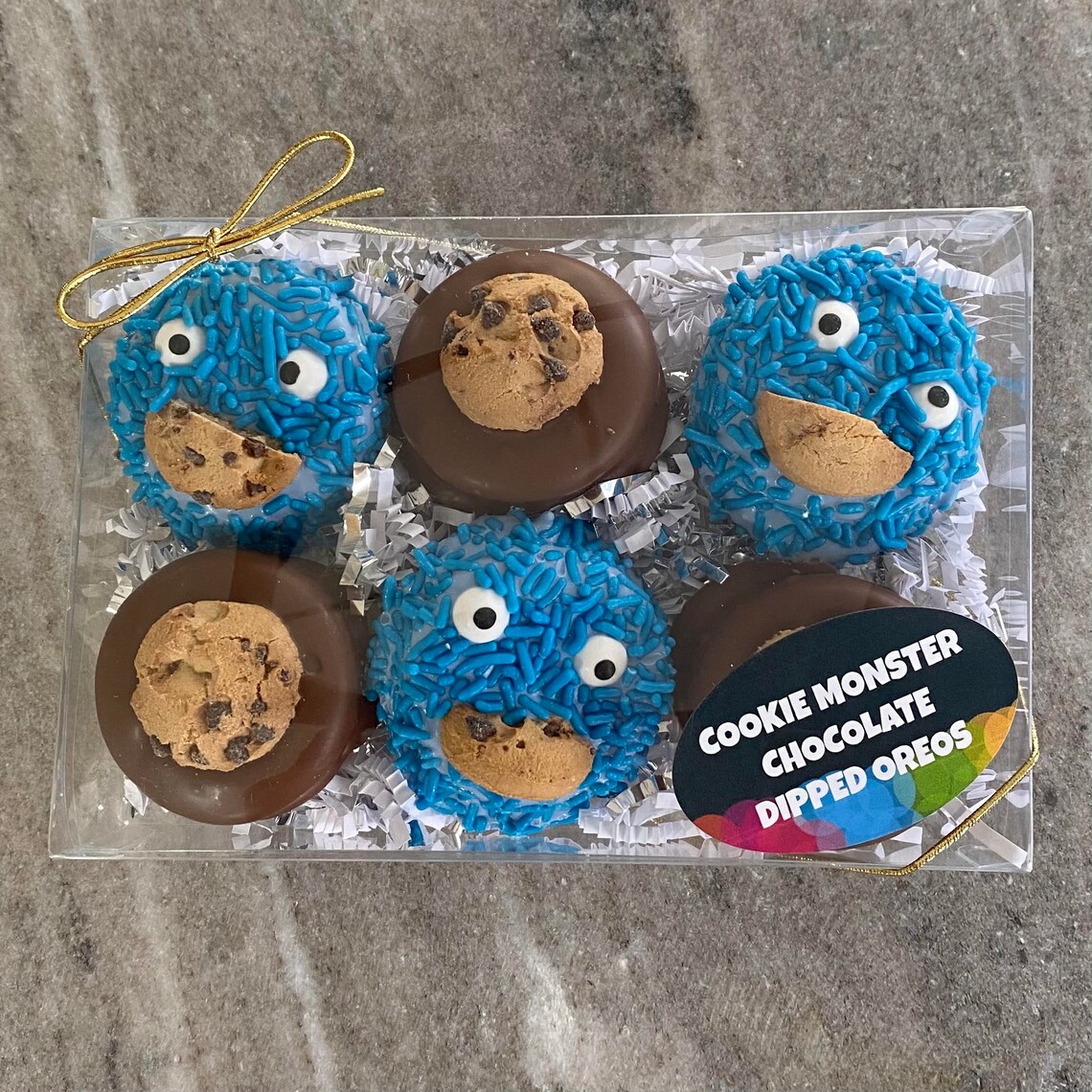Cookie Monster Chocolate Oreo Cookies Etsy