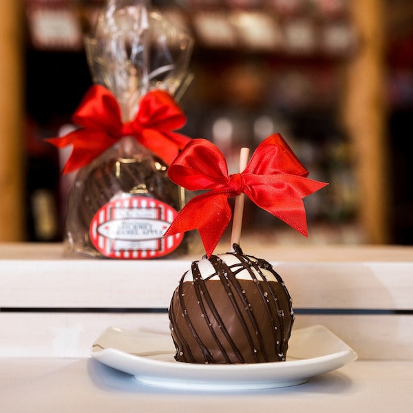 Triple Chocolate with Sea Salt Caramel Apple