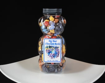 CHOCO ROCKS 6.4oz Pouch, Chocolate Candy Gems, Mini Rocks, Edible Decor ...