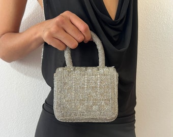 Vintage Privilege Silver Small Handbag