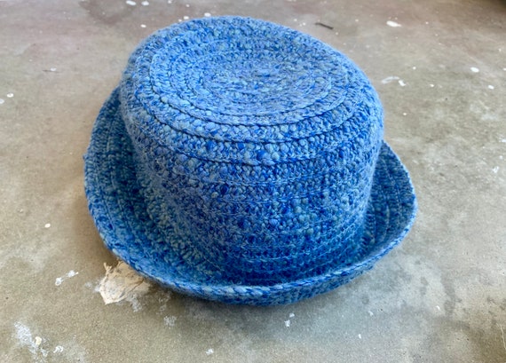 Blue 90's Trendy Bucket Hat - image 5