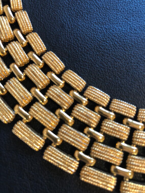 Vintage Napier Gold Chain Necklace - image 4