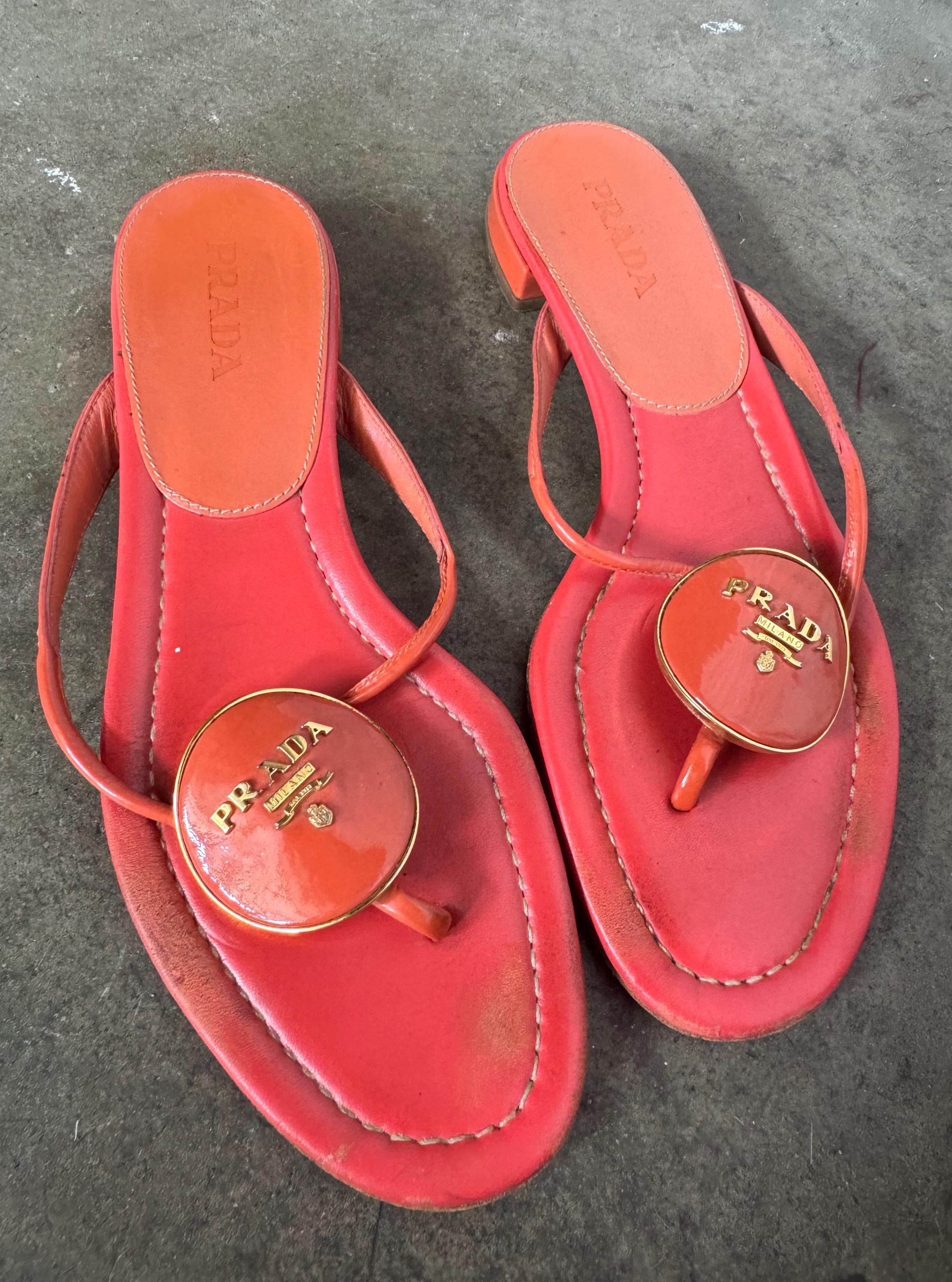 Vintage Prada Sandals - Etsy