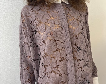 Vintage Valentino Floral Lace Shirt