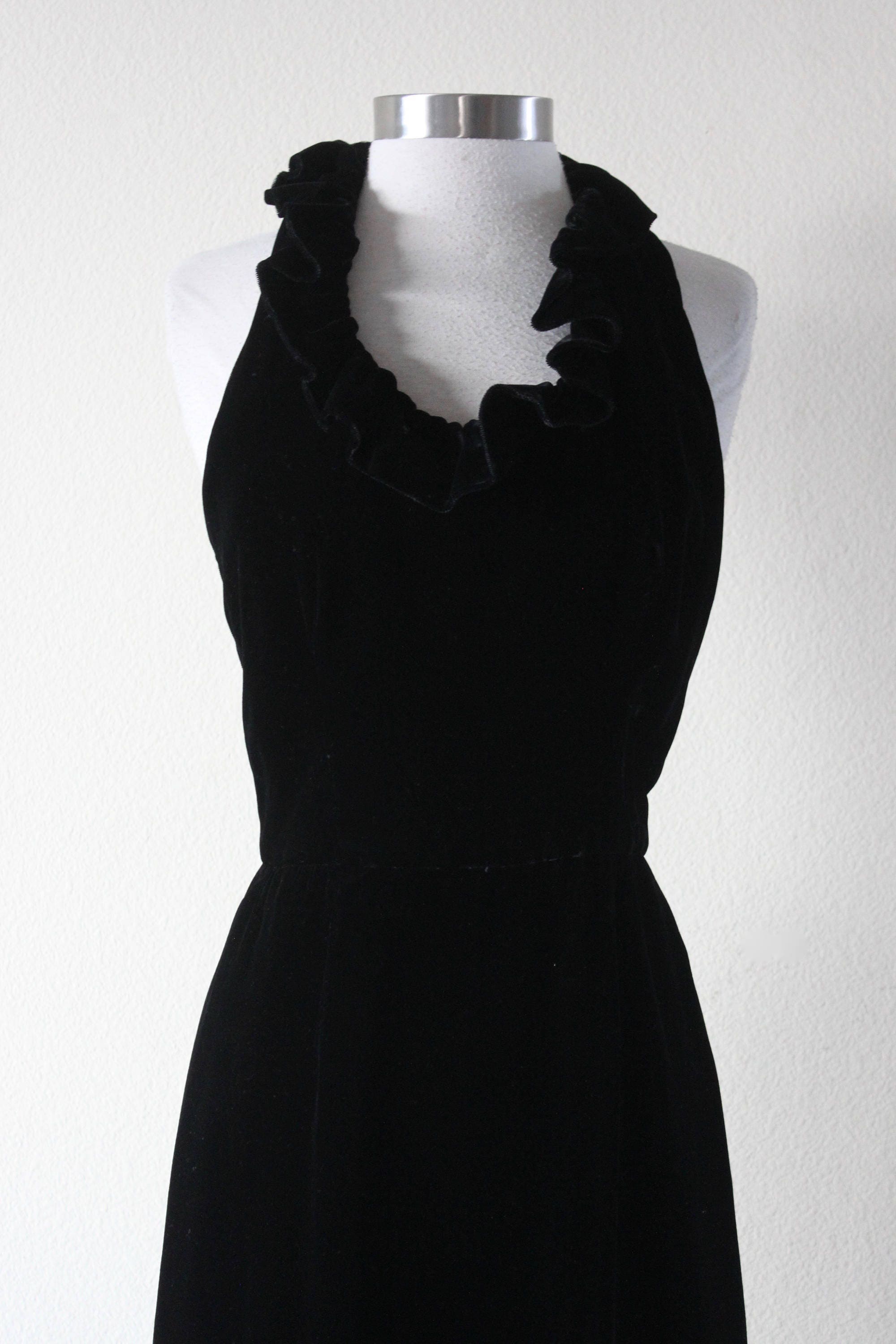 Vintage Long Black Dress