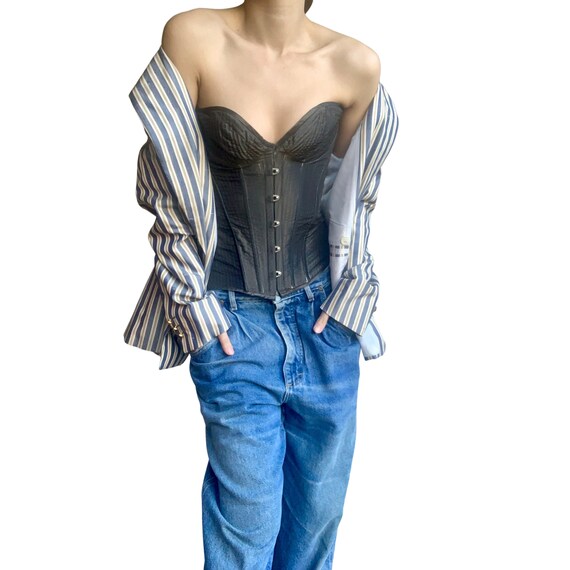 Vintage J Gerard Metallic Bustier
