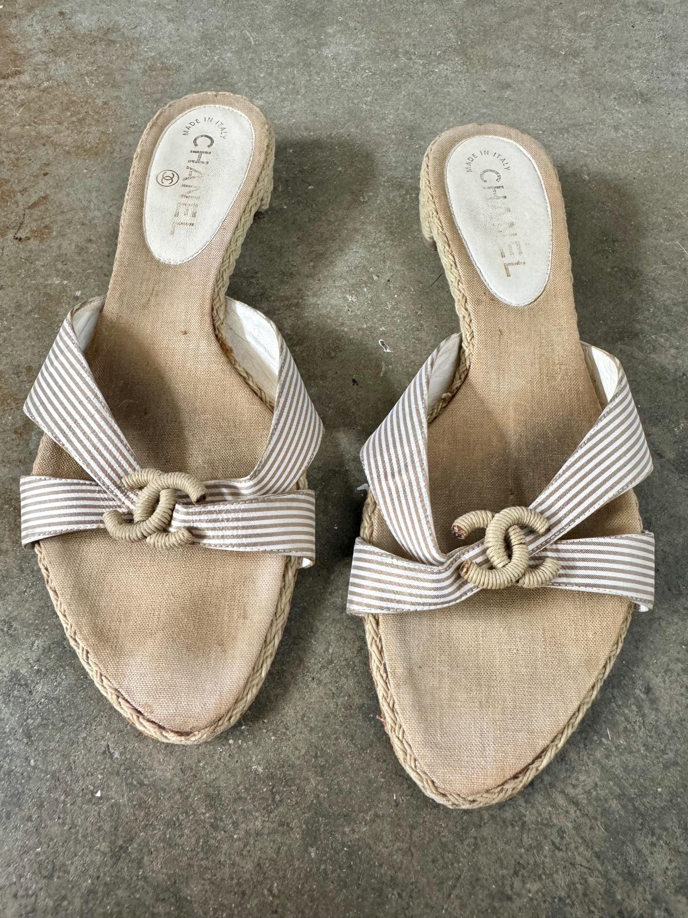 Vintage Shoes Chanel - Etsy