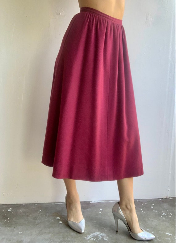 70's Saint Laurent High Waisted Skirt