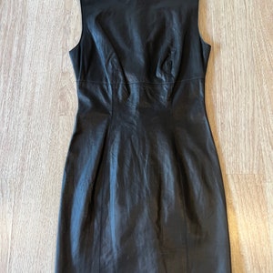 Vintage Black Lamb Mini Sleeveless Dress image 9