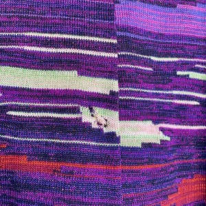 SALE: Christian Lacroix Purple and Pink Abstract Skirt image 10