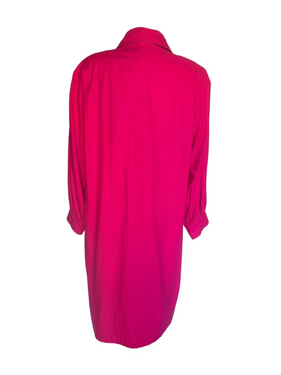 70's YSL Magenta Dress - image 2