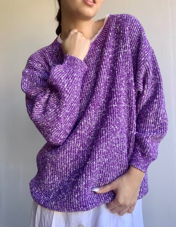 Purple vintage online sweater