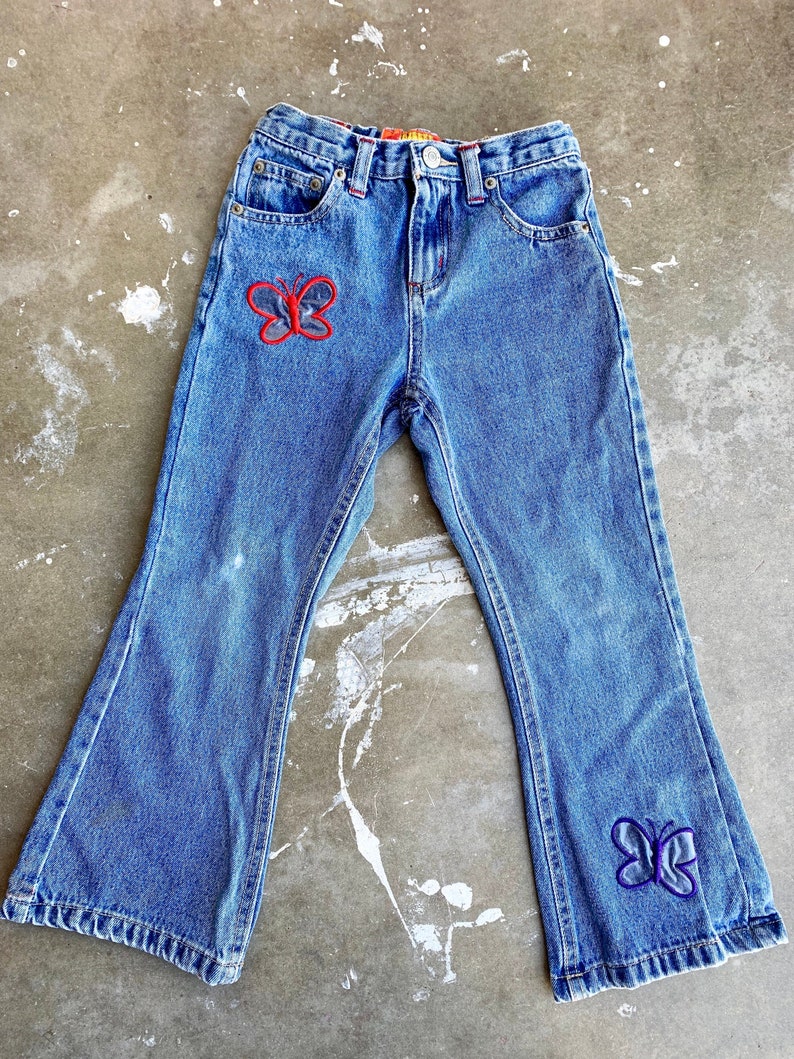 Youth 5 Butterfly 90's Flare Denim image 1