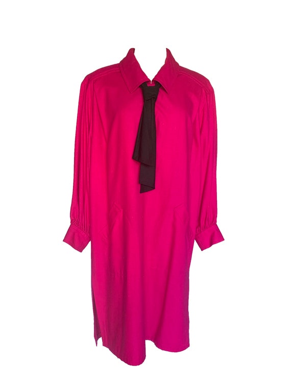 70's YSL Magenta Dress