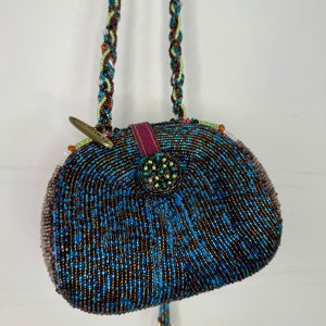 Y2K Mary Francis Beaded and Jeweled Shoulder/Crossbody Mini Bag image 2