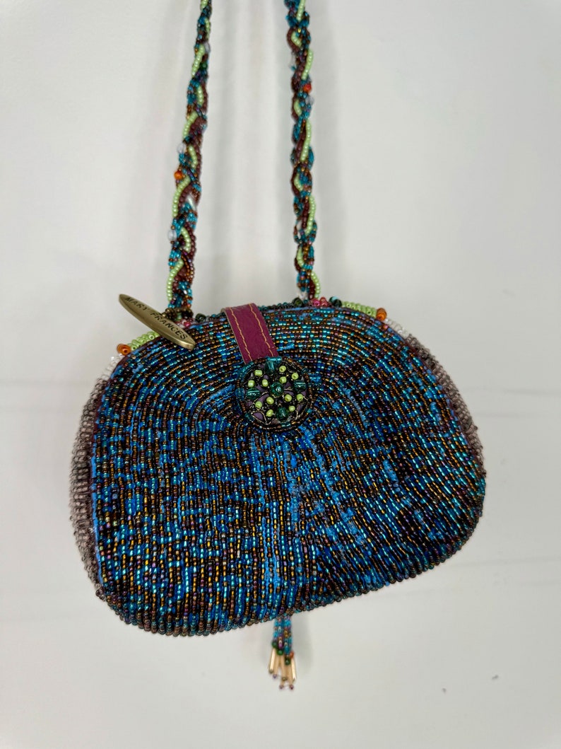 Y2K Mary Francis Beaded and Jeweled Shoulder/Crossbody Mini Bag image 2