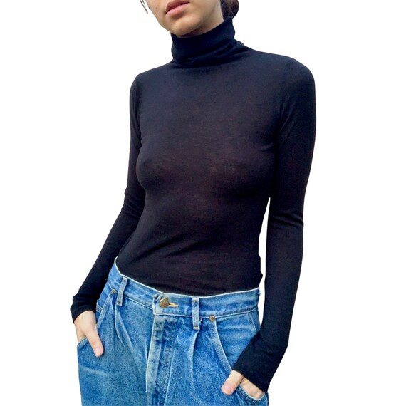 Club Monaco Black Turtleneck (Medium)