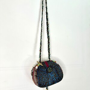 Y2K Mary Francis Beaded and Jeweled Shoulder/Crossbody Mini Bag image 4