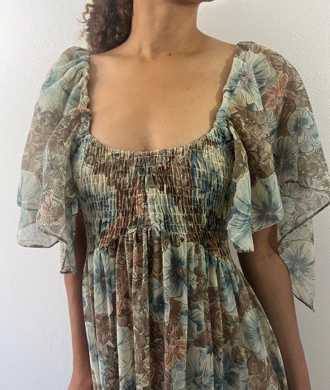 Vintage Carmela Dress - Lagoon