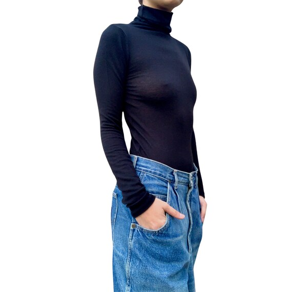 Club Monaco Black Turtleneck (Small)