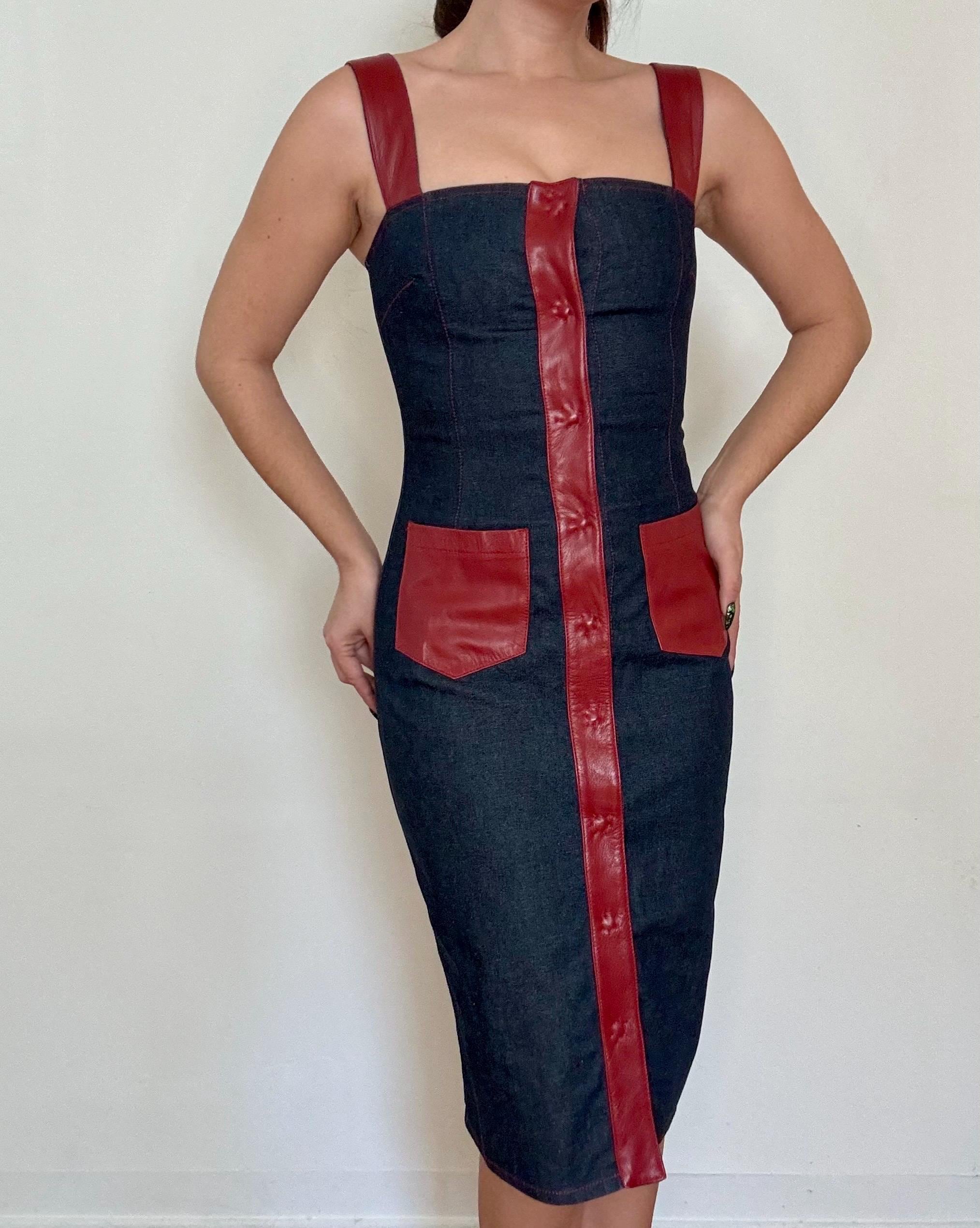 D&G DOLCE&GABBANA 加工 キルティング デニムジャケット レッド il_fullxfull.7492247658_krfh.jpg