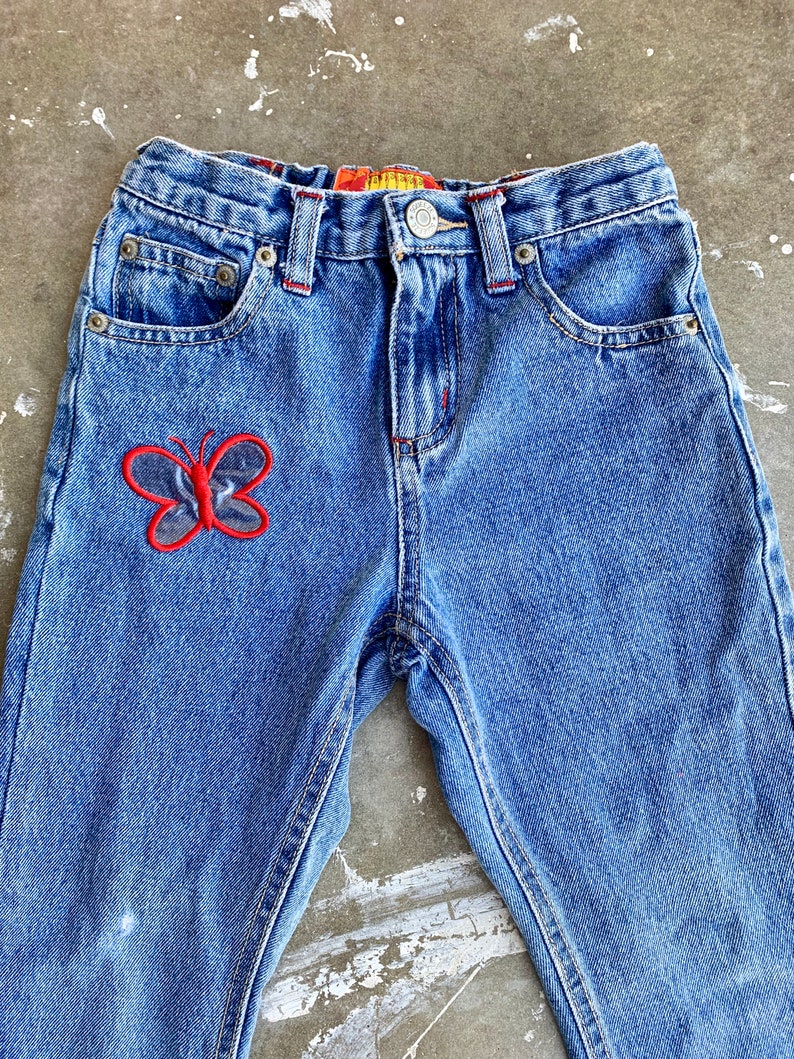 Youth 5 Butterfly 90's Flare Denim image 2
